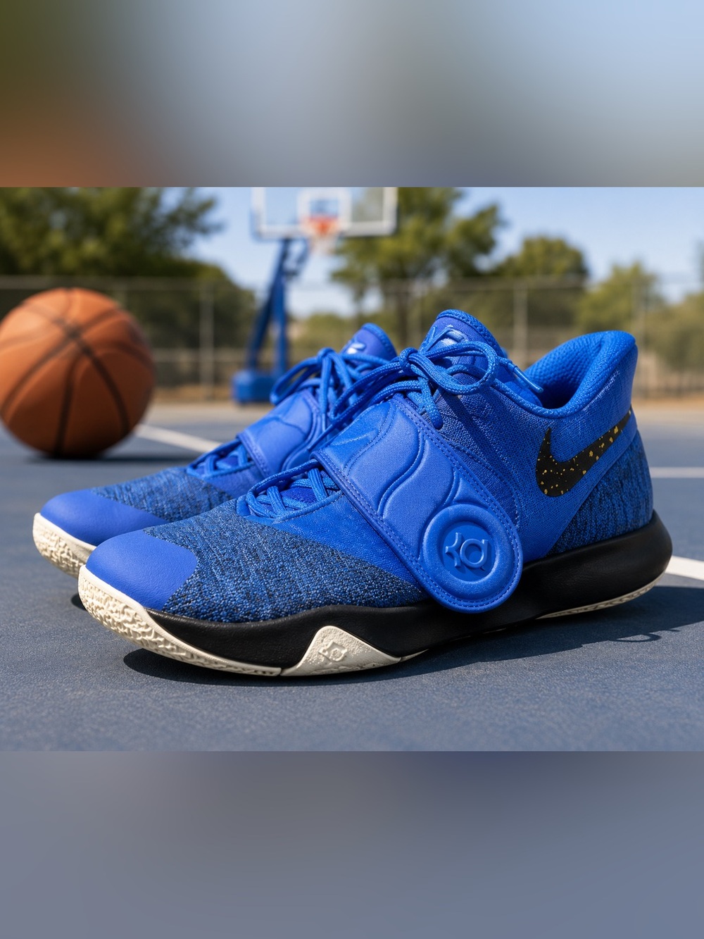 Nike KD Trey 5 VI Basketball Shoes Men’s Size 12 Royal Blue Black Sneakers